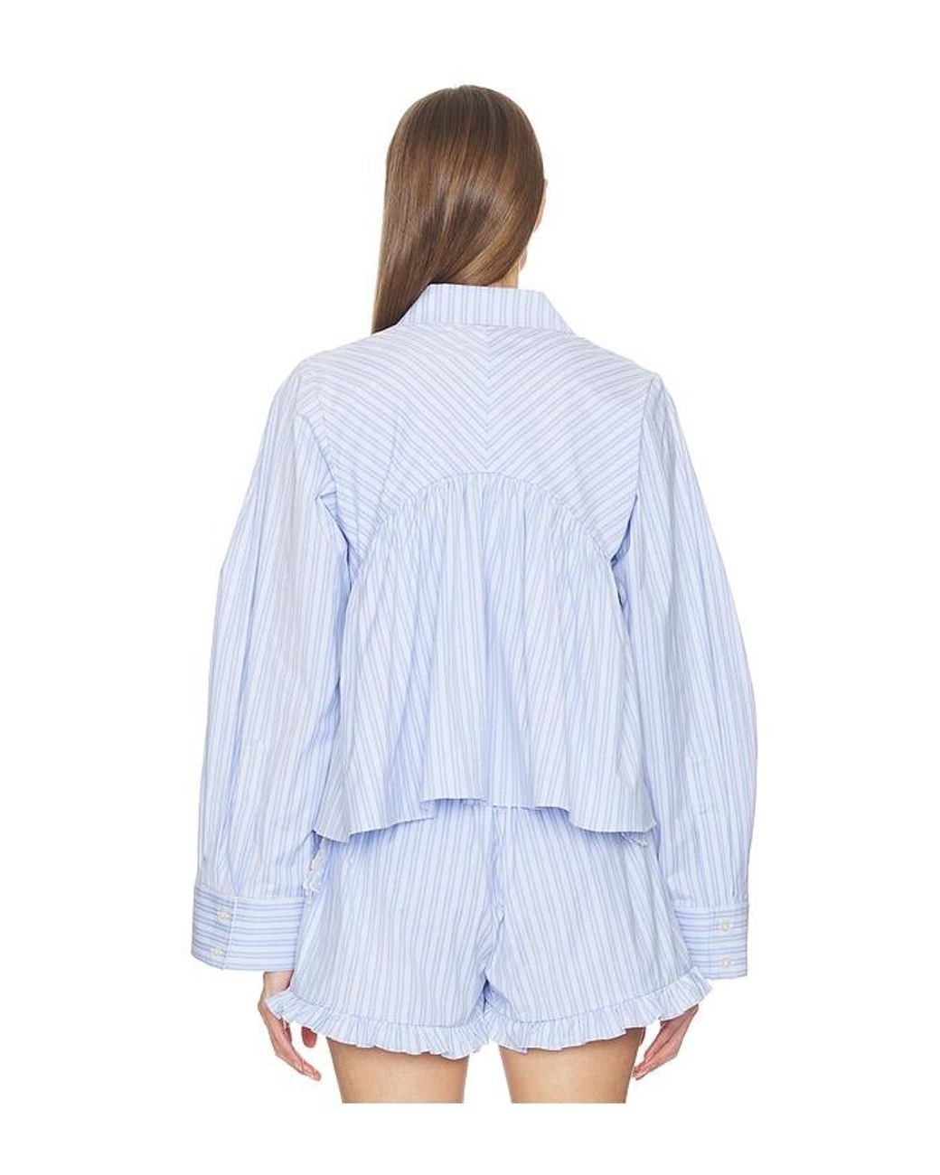 Kika Vargas Blue Ambika Top