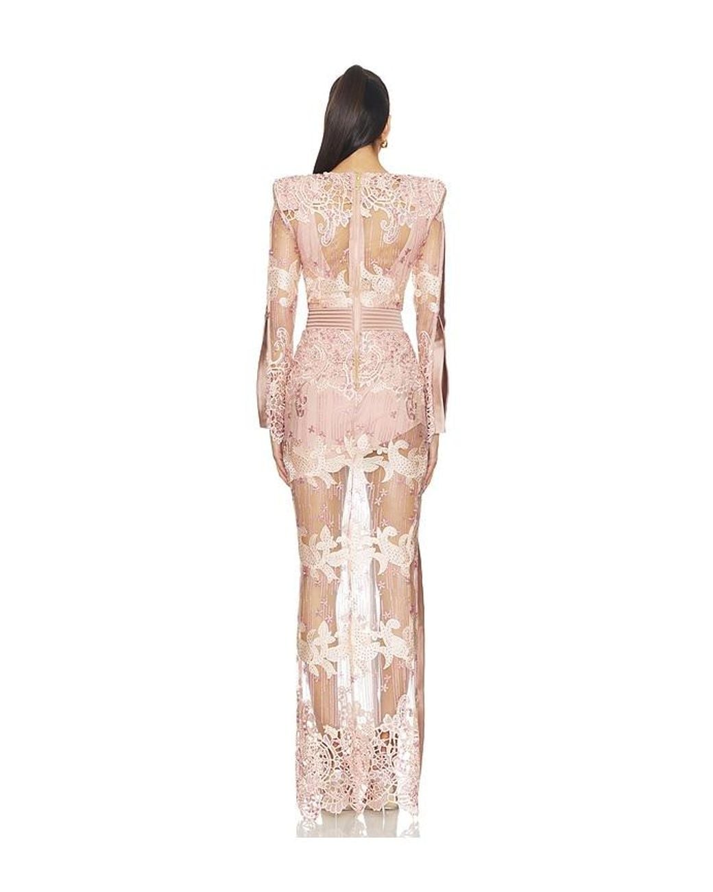 Zhivago Natural Violets And Music Gown