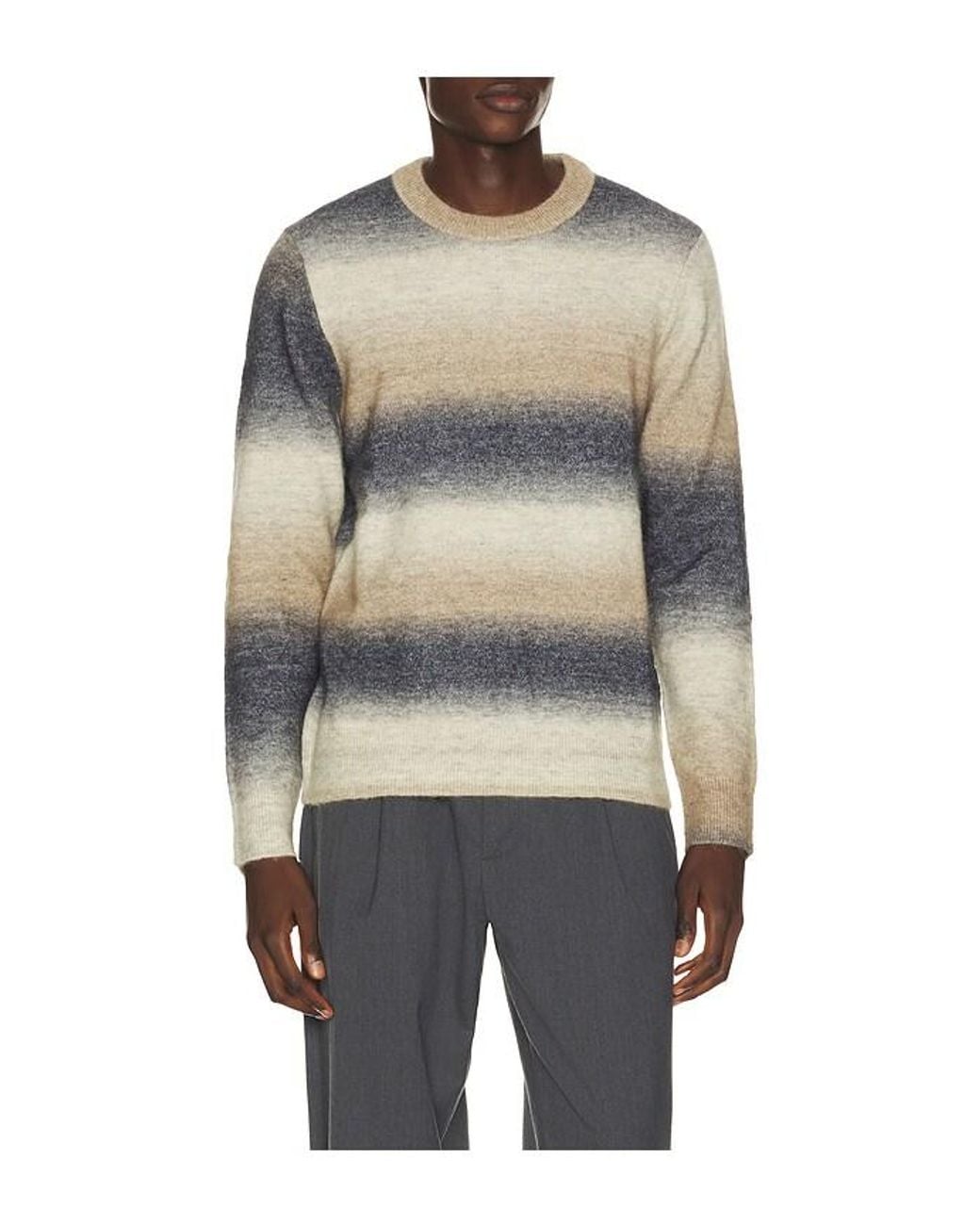 Samsøe & Samsøe Blue Aiden Crew Neck Sweater for men