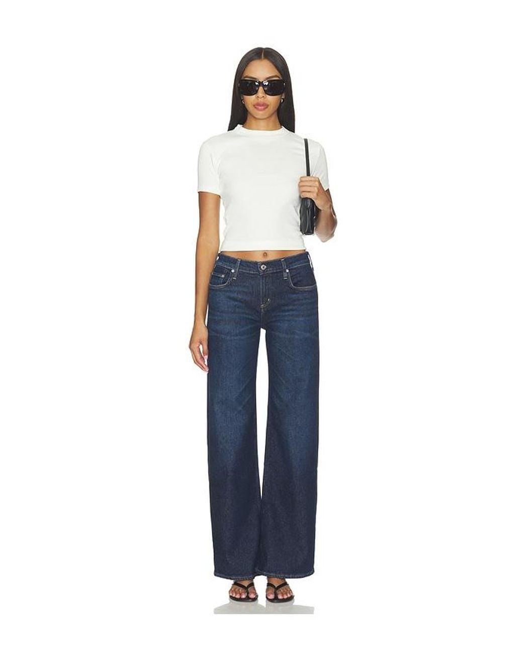 Citizens of Humanity Blue Nora Trouser Leg
