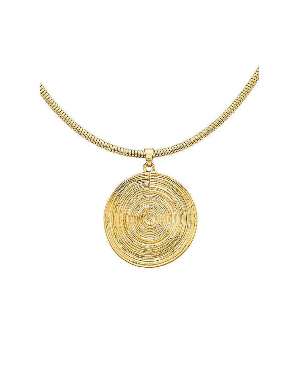 Ettika Metallic Statement Disc Choker