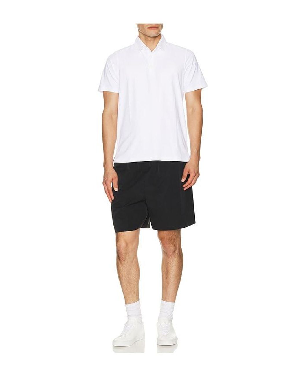 Rhone White Regatta Pique Polo for men