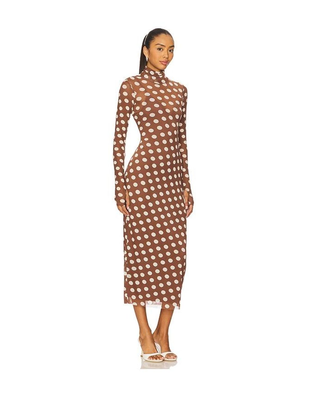 AFRM Multicolor Shailene Midi Dress
