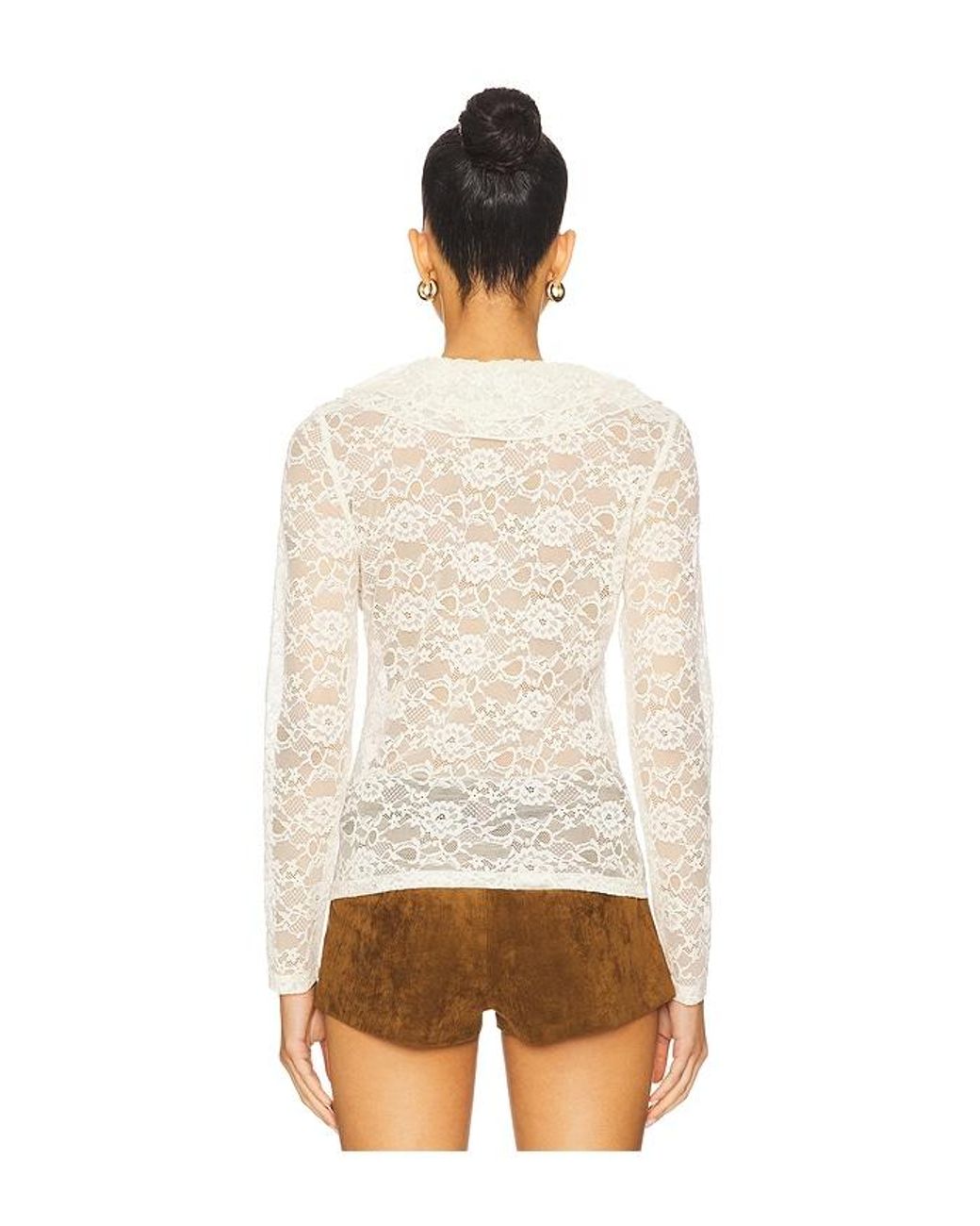 Steve Madden Natural Elvie Top