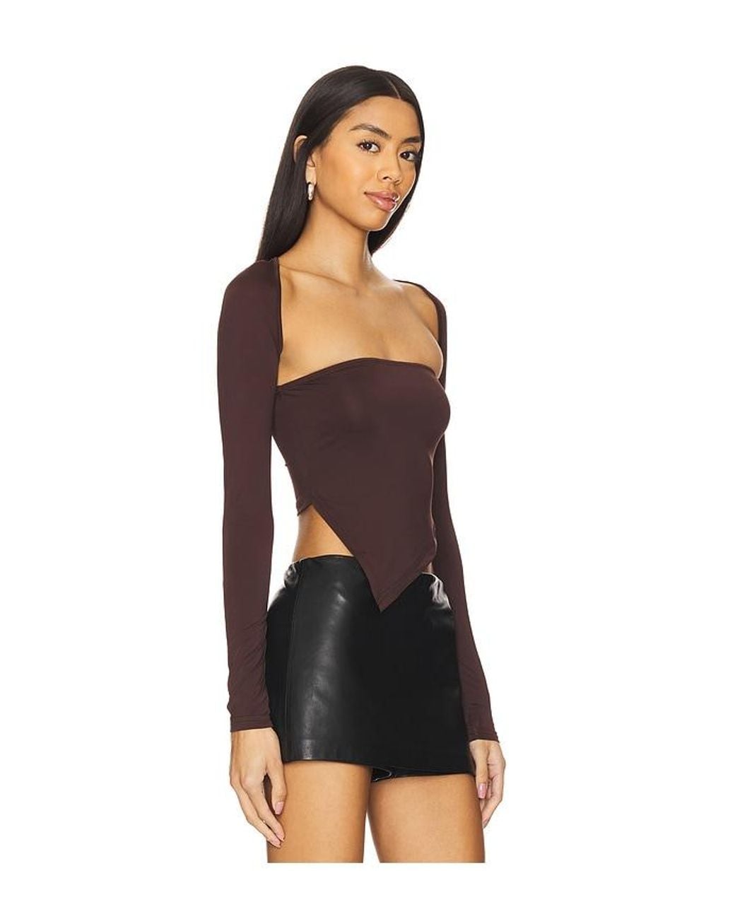 superdown Black Dax Shrug Top