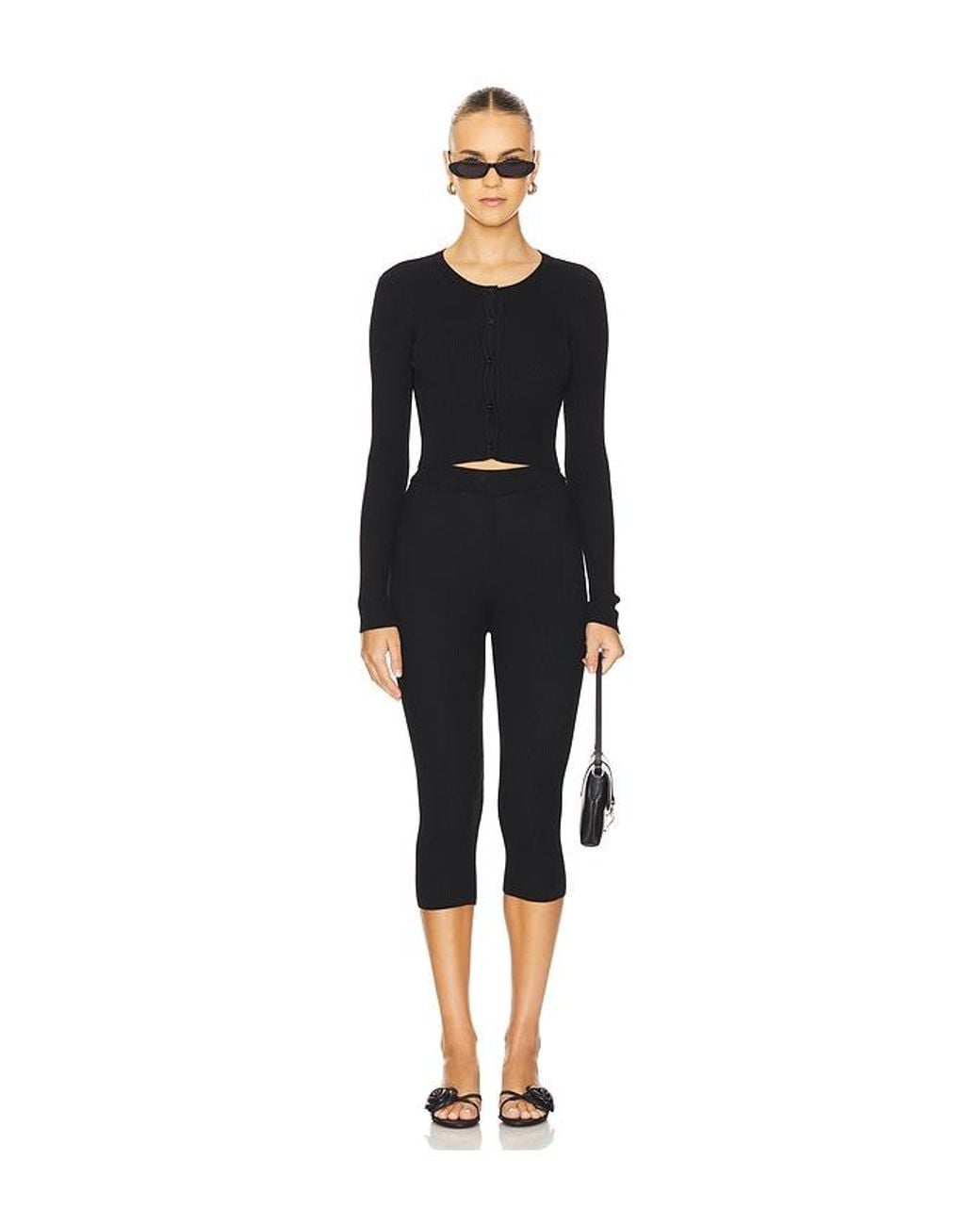 ALL THE WAYS Black Jude Knit Set