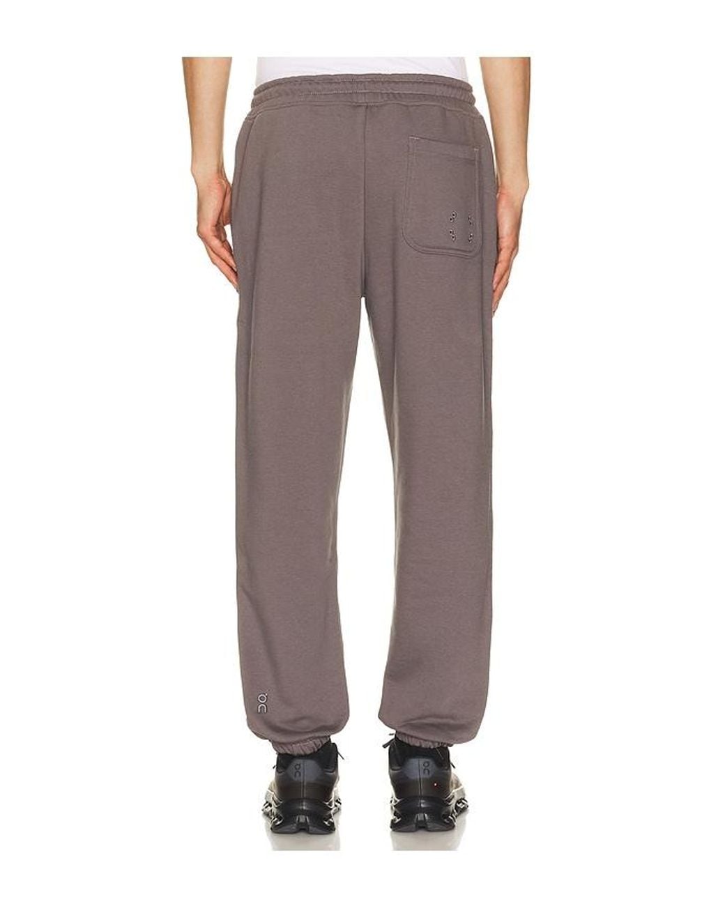 On Shoes Gray Club Collective Pants for men
