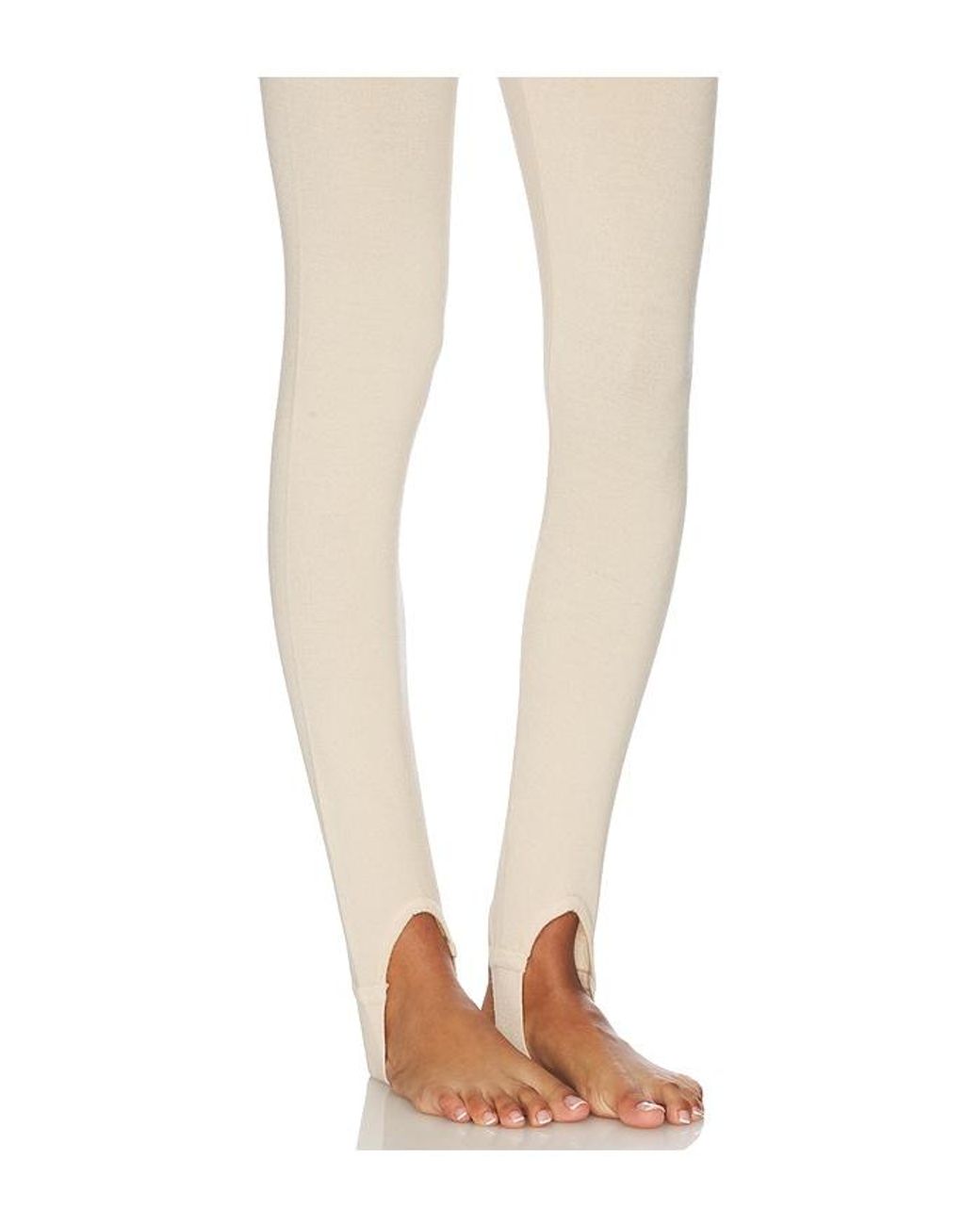 AYA MUSE White Knit Leggings