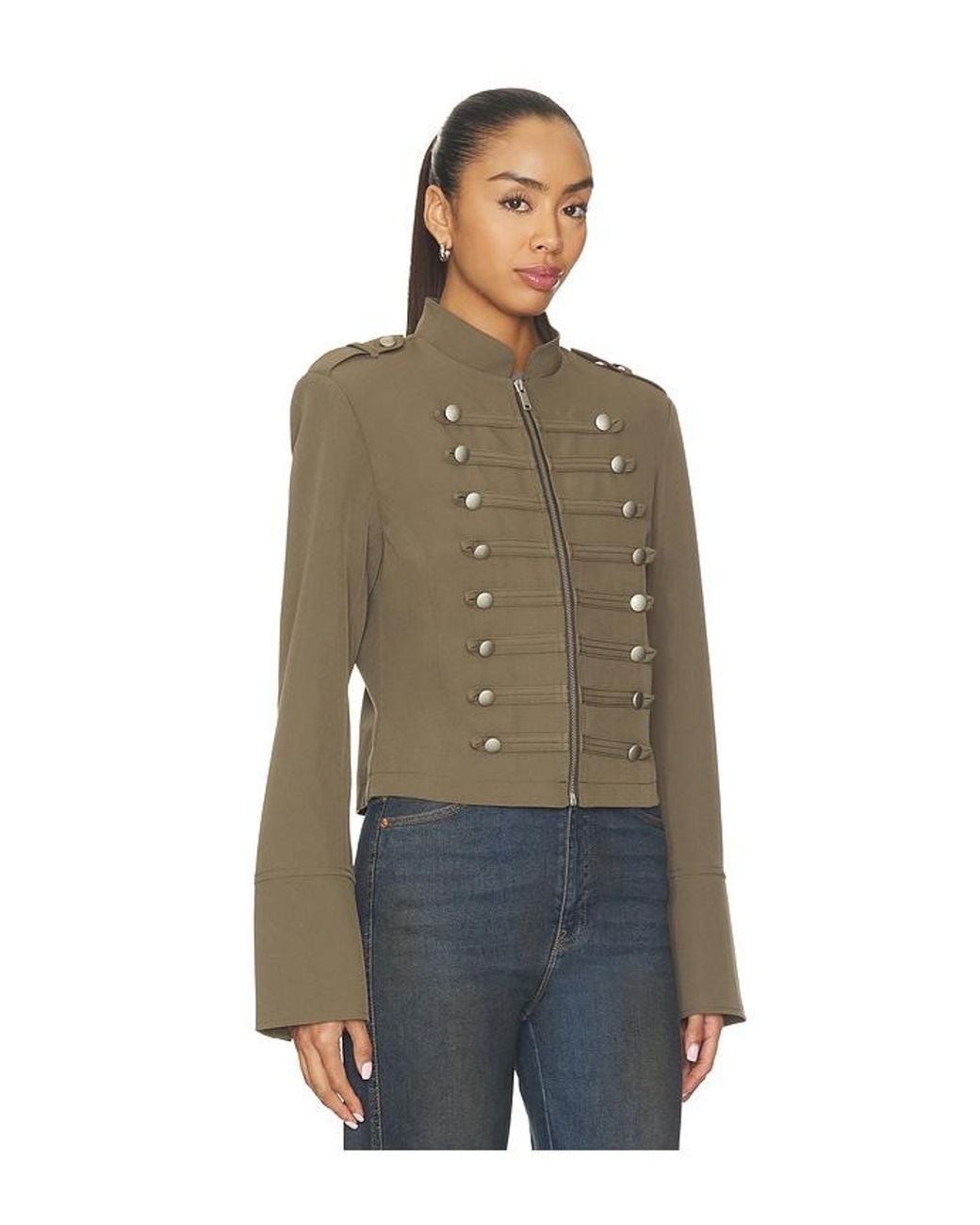 superdown Green Elise Military Jacket