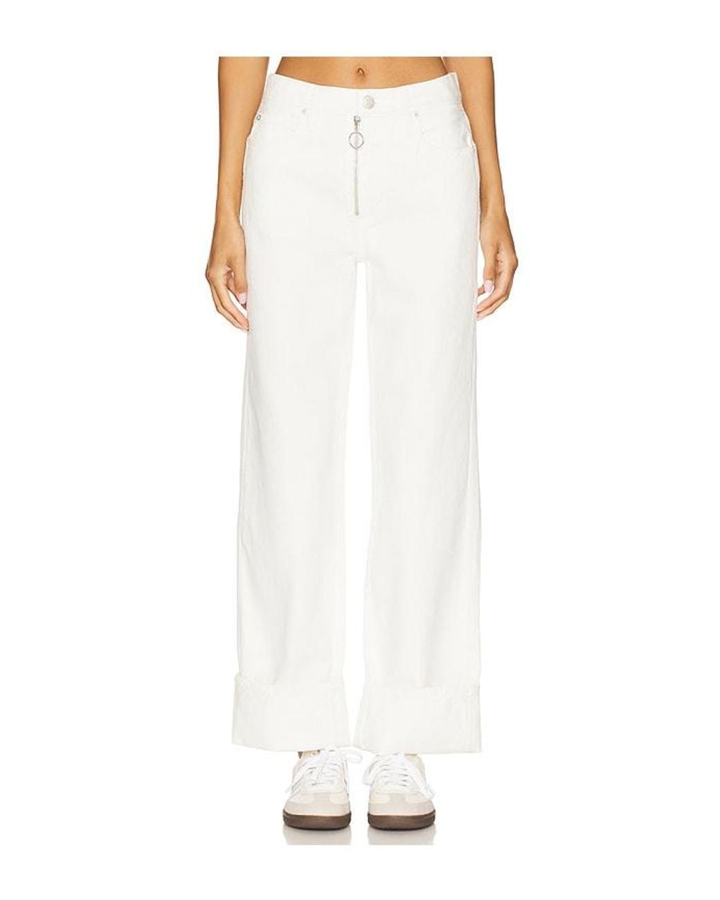 Amo Denim White Rosalind Straight