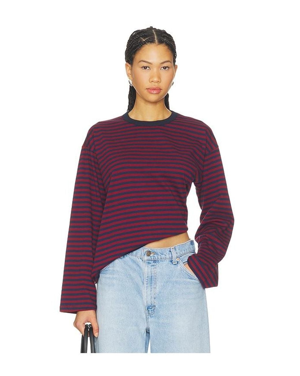 Pistola Purple Reena Long Sleeve Oversized Tee