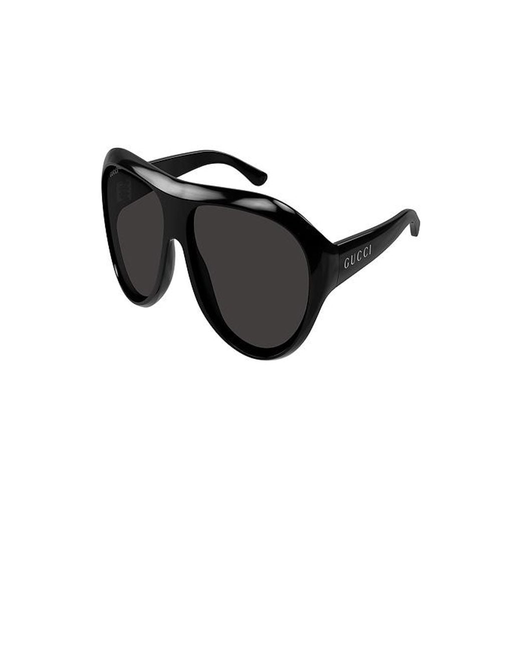 Gucci Black Round Sunglasses