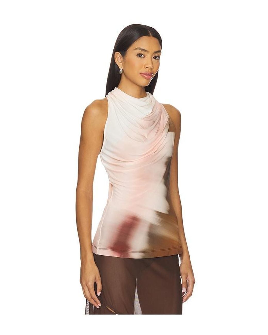 Helmut Lang Brown Ärmelloses Top
