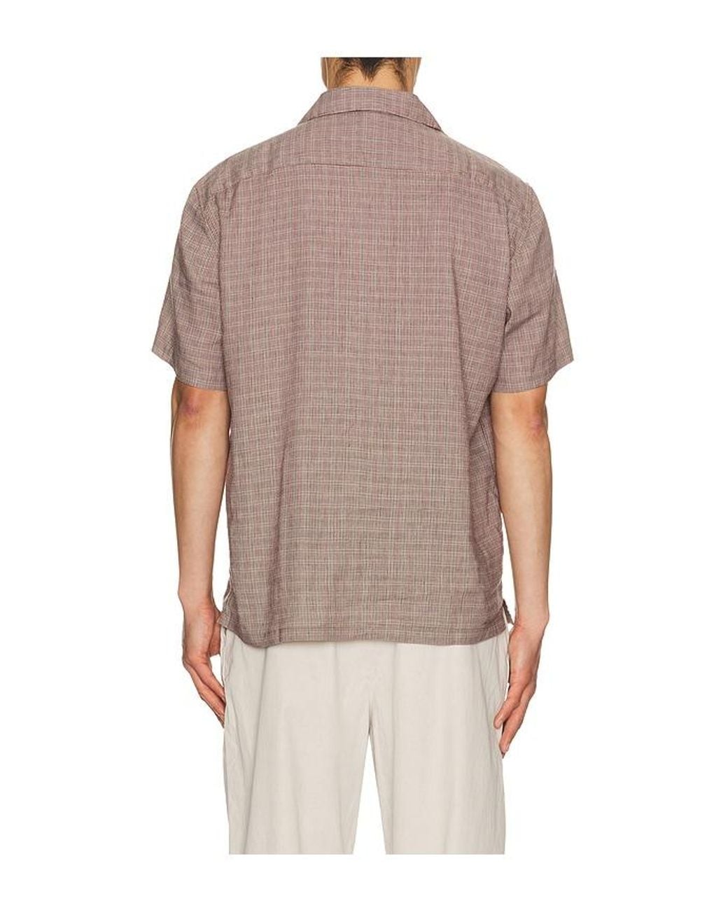 Faherty Brand Multicolor Short Sleeve Breeze Camp Shirt for men