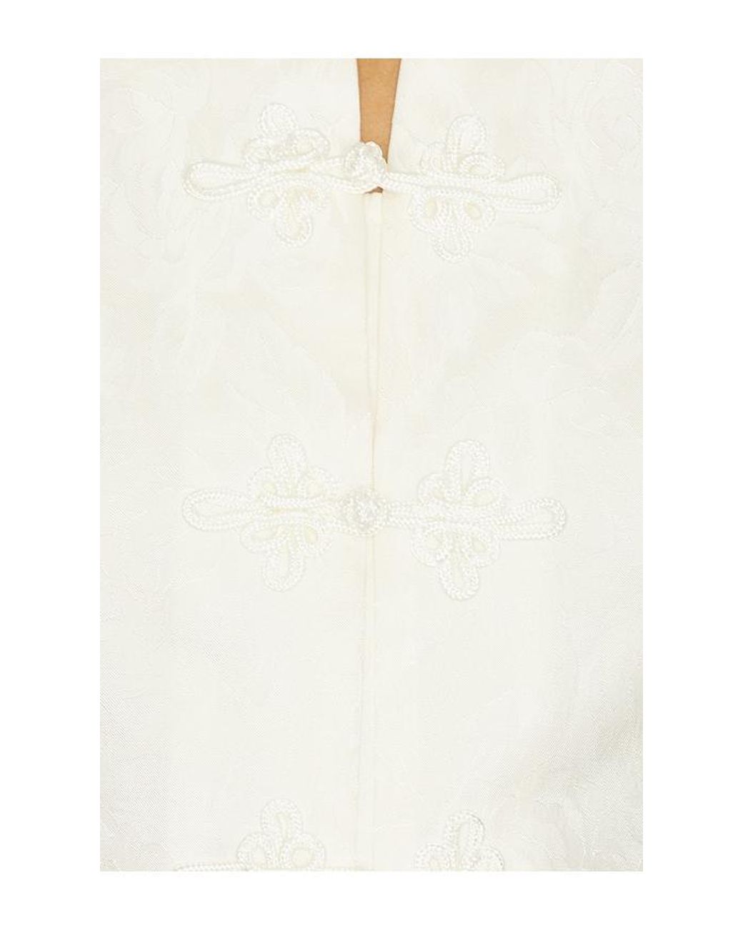 Amanda Uprichard White Lina Top
