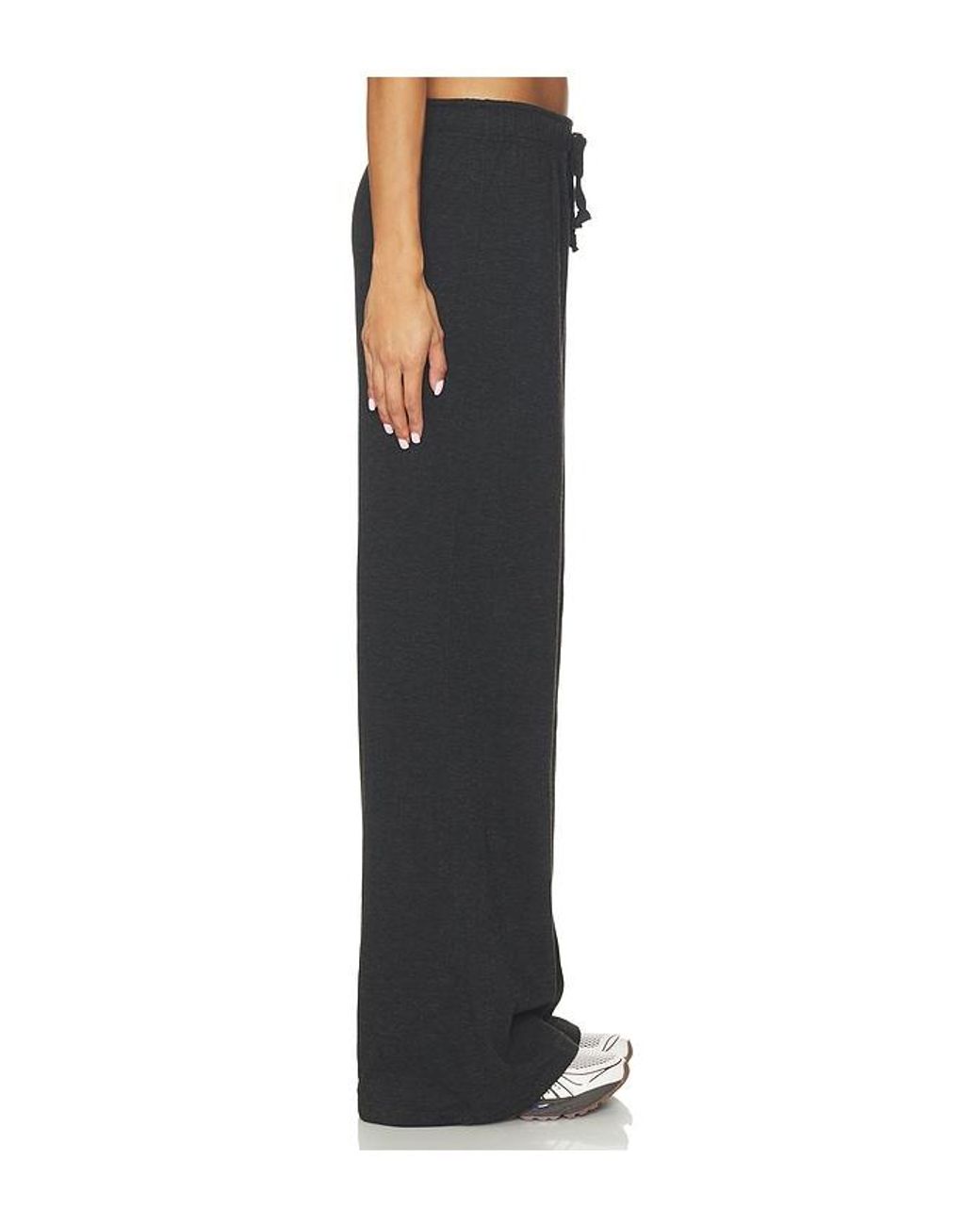 Bobi Black Wide Leg Lounger Pant