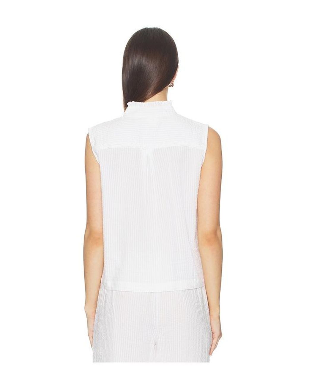 Bobi White Bluse