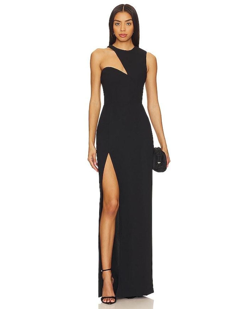Amanda Uprichard Black X Revolve Gilda Gown