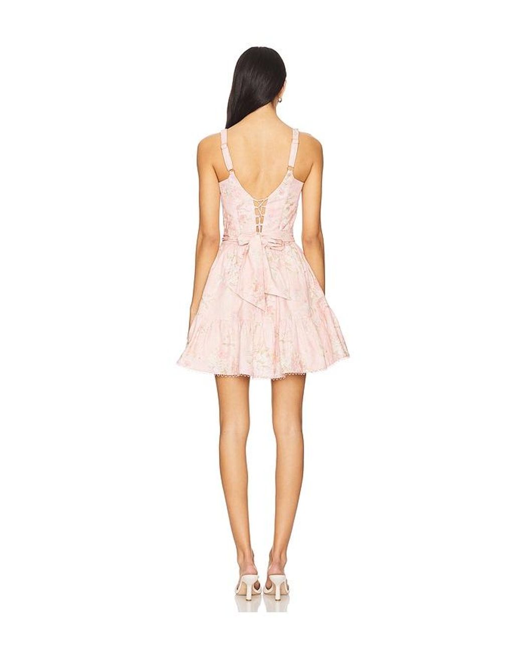V. Chapman White Betina Mini Dress