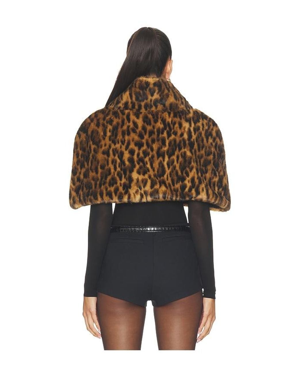 Norma Kamali Multicolor Turtle Capelet