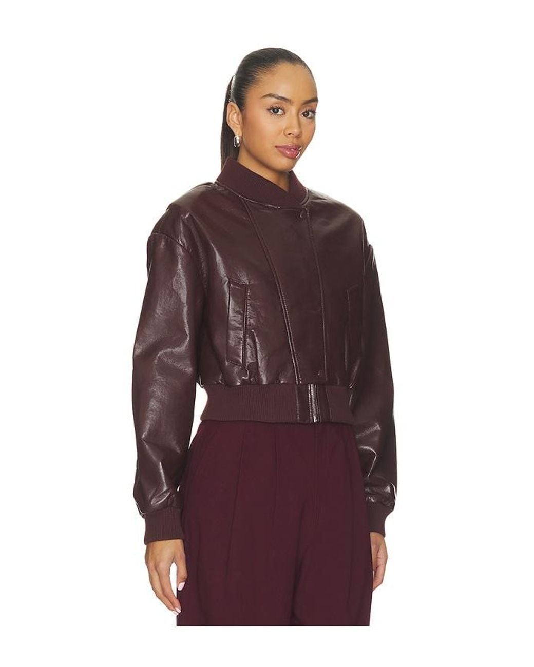 Citizens of Humanity Red Camille Moto Jacket