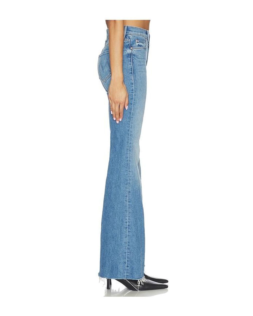 Mother Blue The Doozy Fray Jeans
