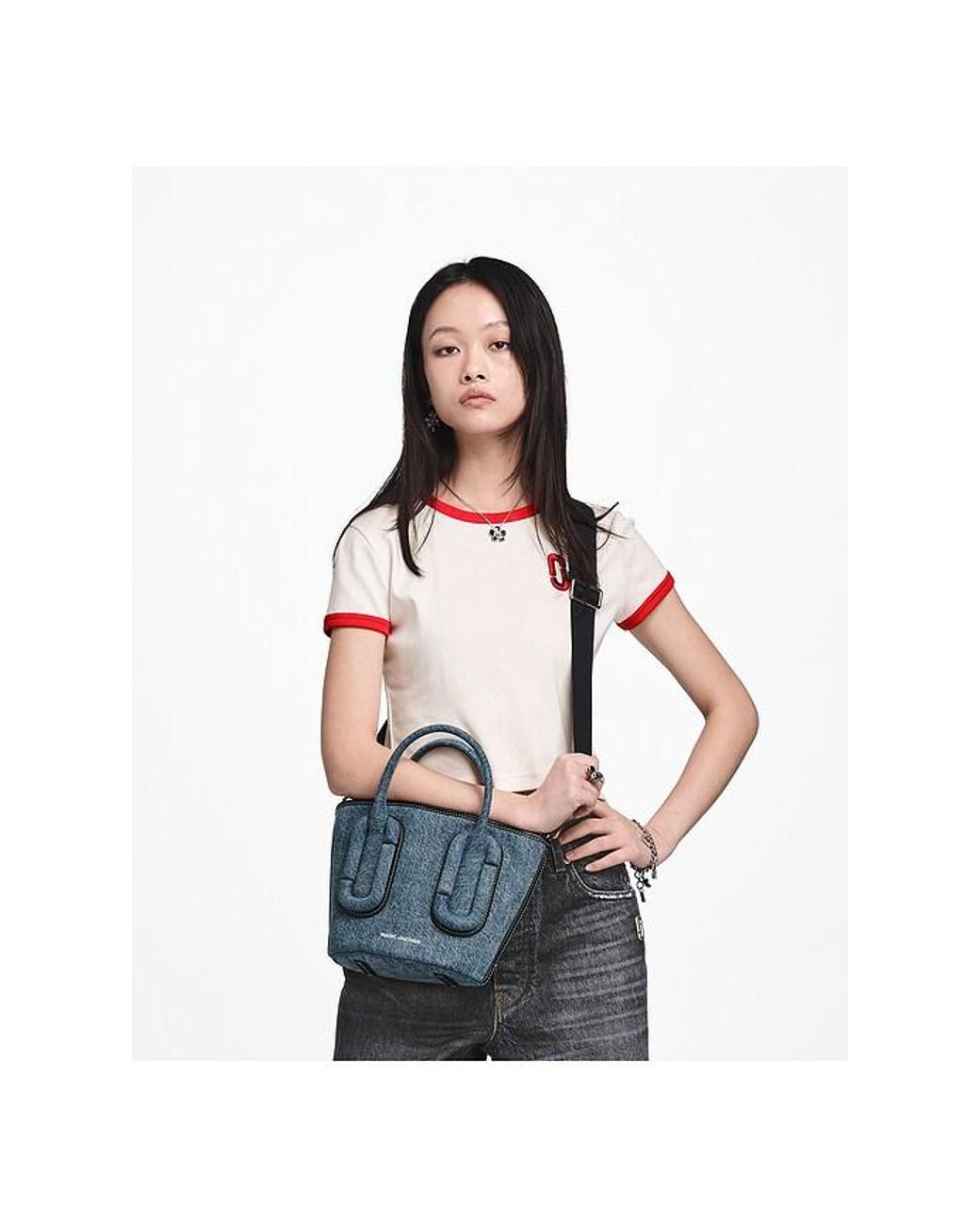 Marc Jacobs Blue Tote-Bag Babe Small