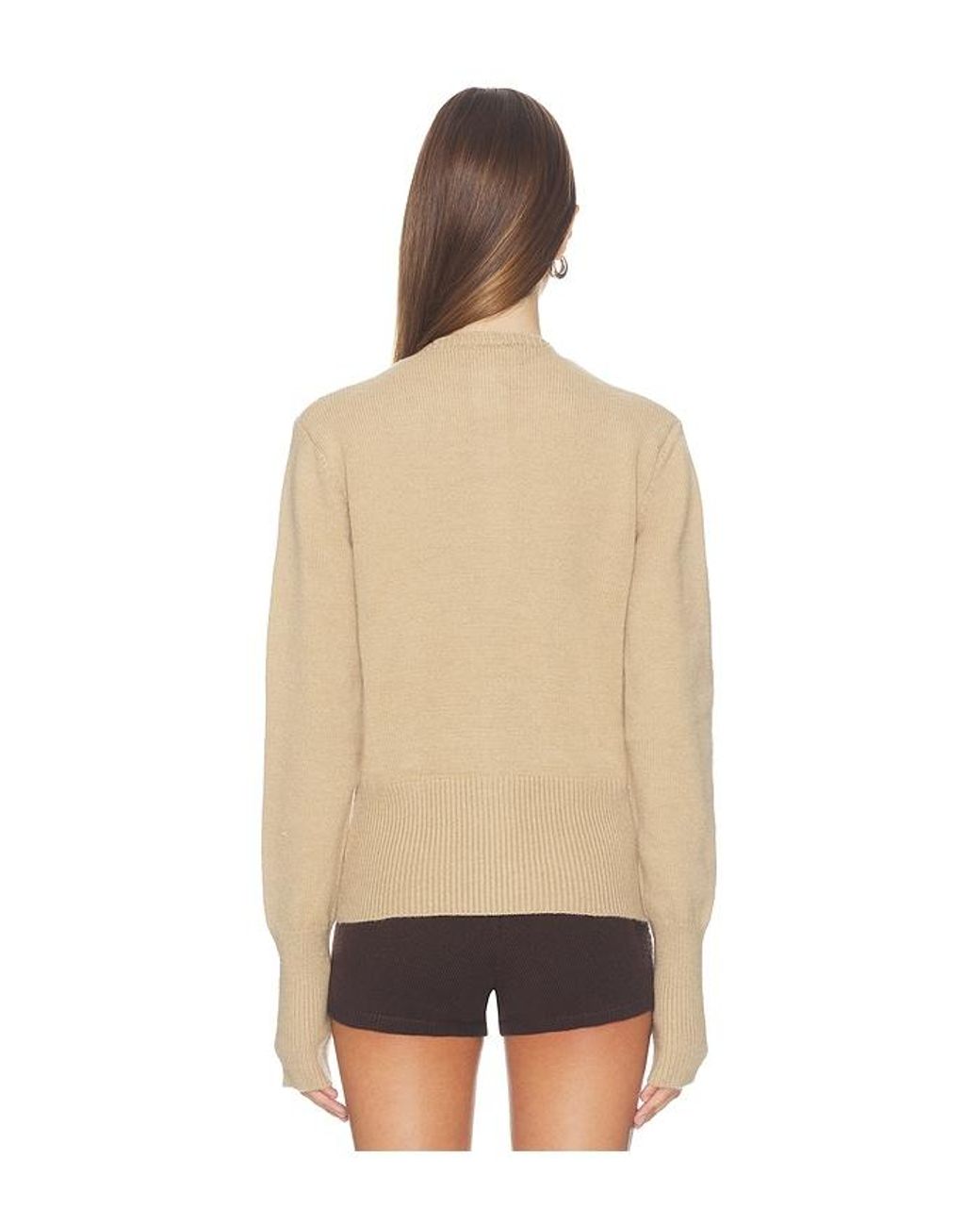 ALL THE WAYS Natural Brittany Button Up Sweater