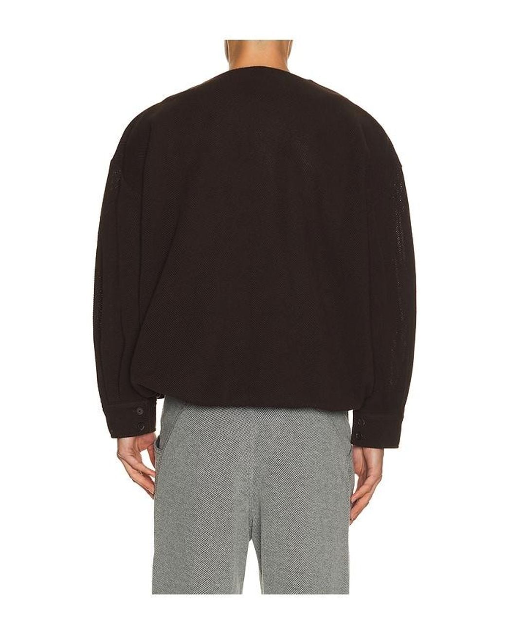 Isa Boulder Black Early Sweater for men