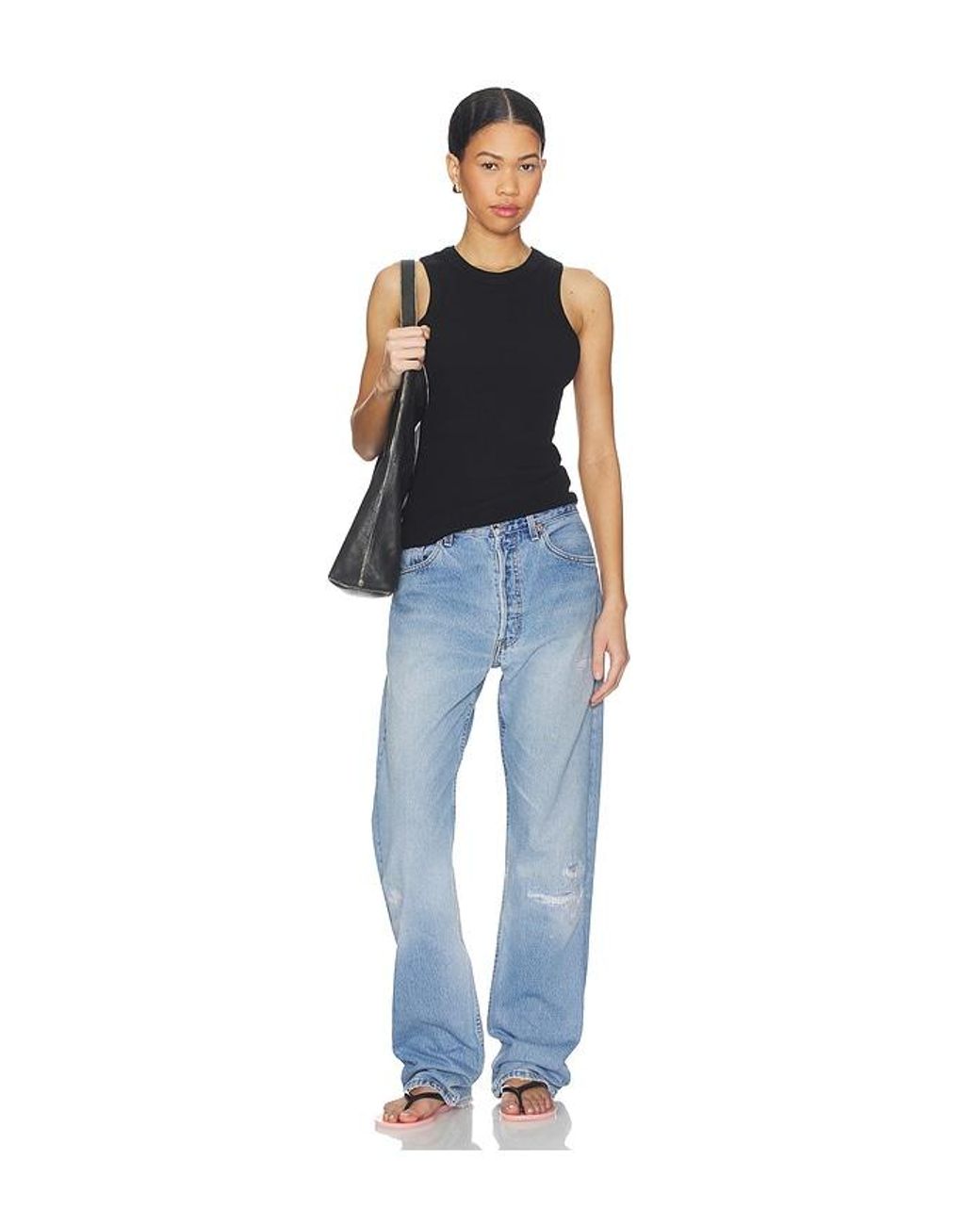 Agolde Blue Leigh Tank Top
