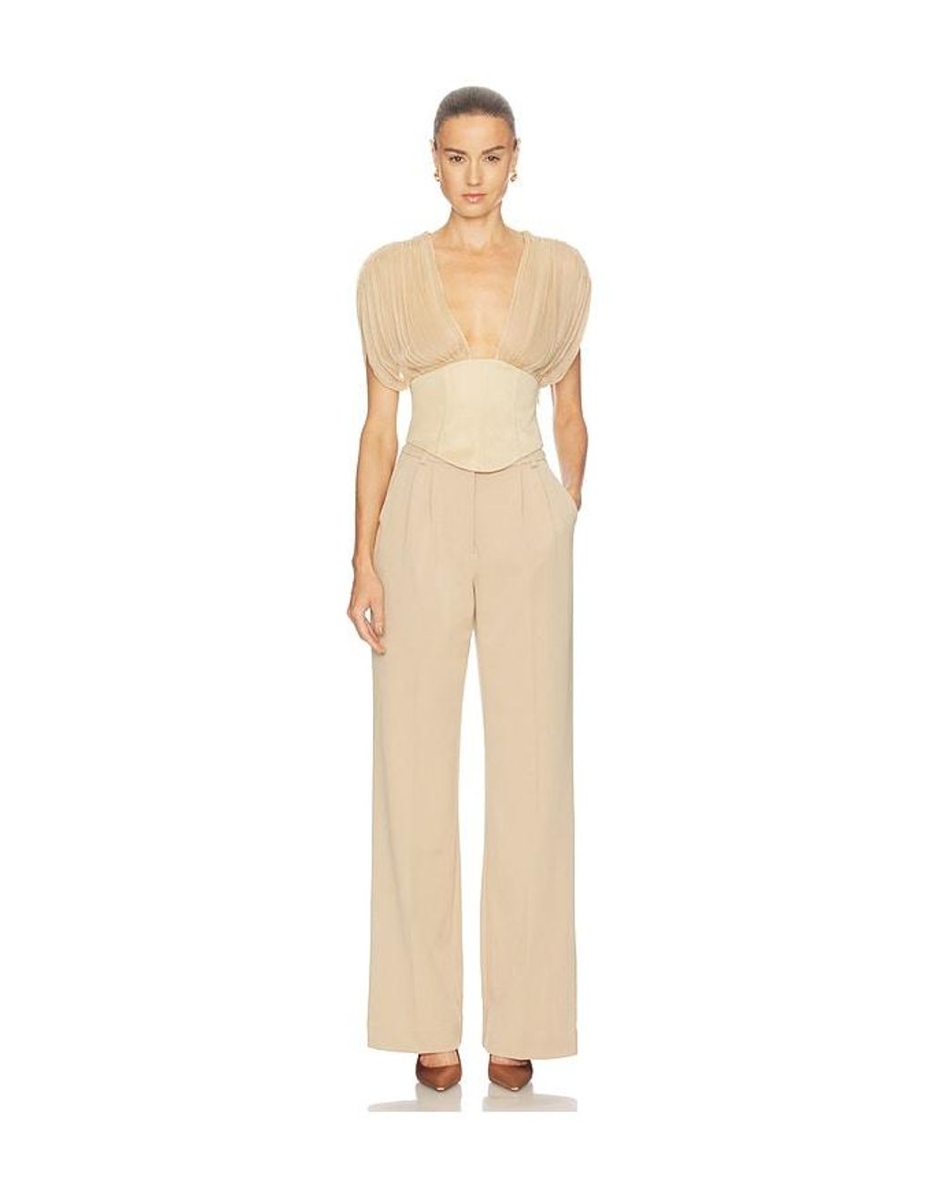 Camila Coelho Natural Elana Top