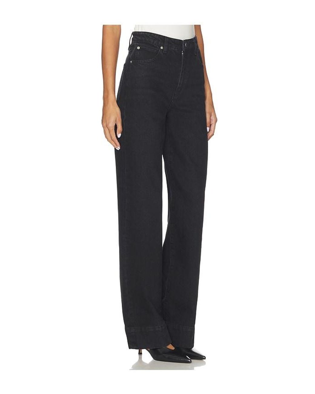 FRAME Black The Streamline Jeans