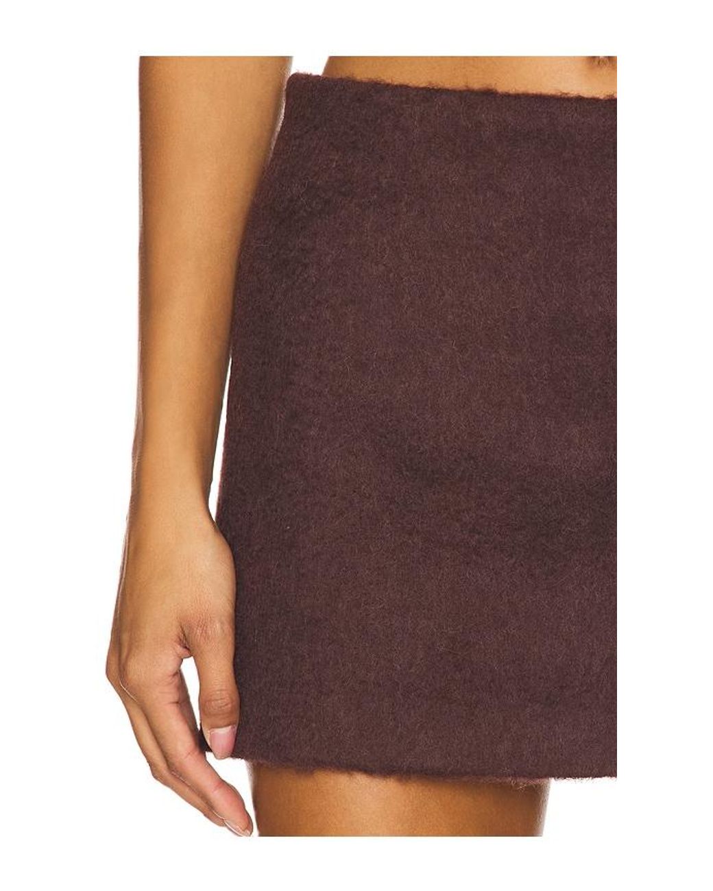JUPE COURTE HAILEY en Chocolate bubish en coloris Brown