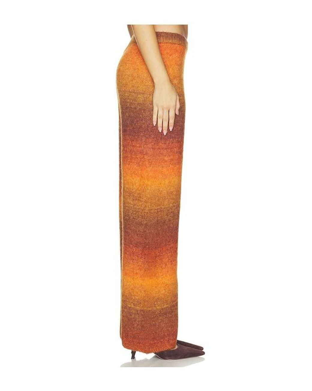 Cult Gaia Orange Linnet Pant