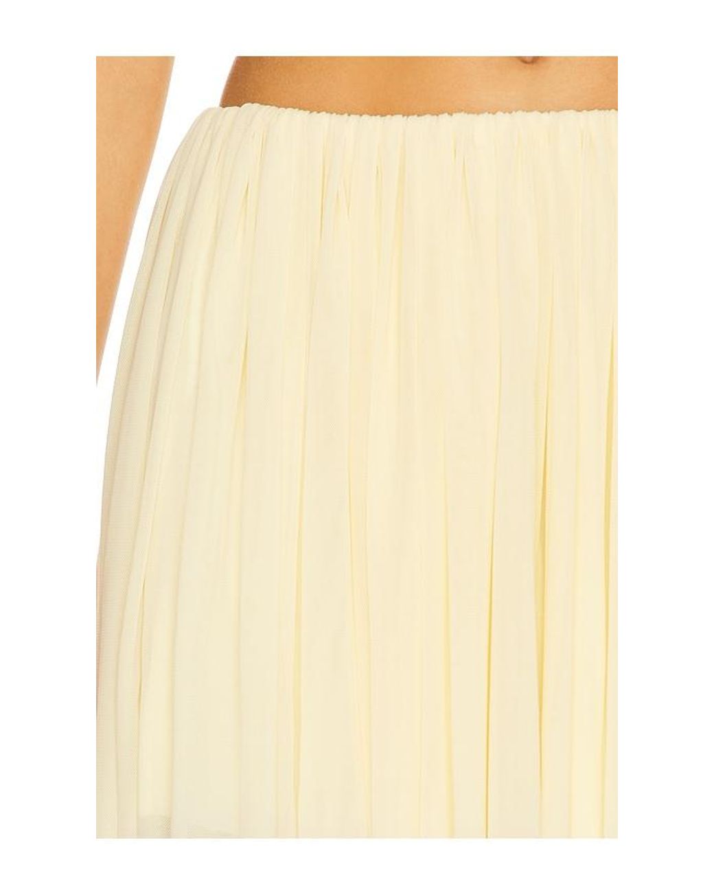 MAJORELLE White Manon Mini Skirt