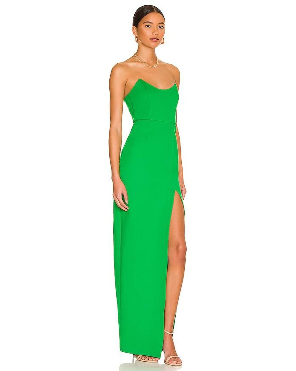 Vestido Ryleigh En Color Verde Talla (También En Xs, Xxs) superdown de color Green