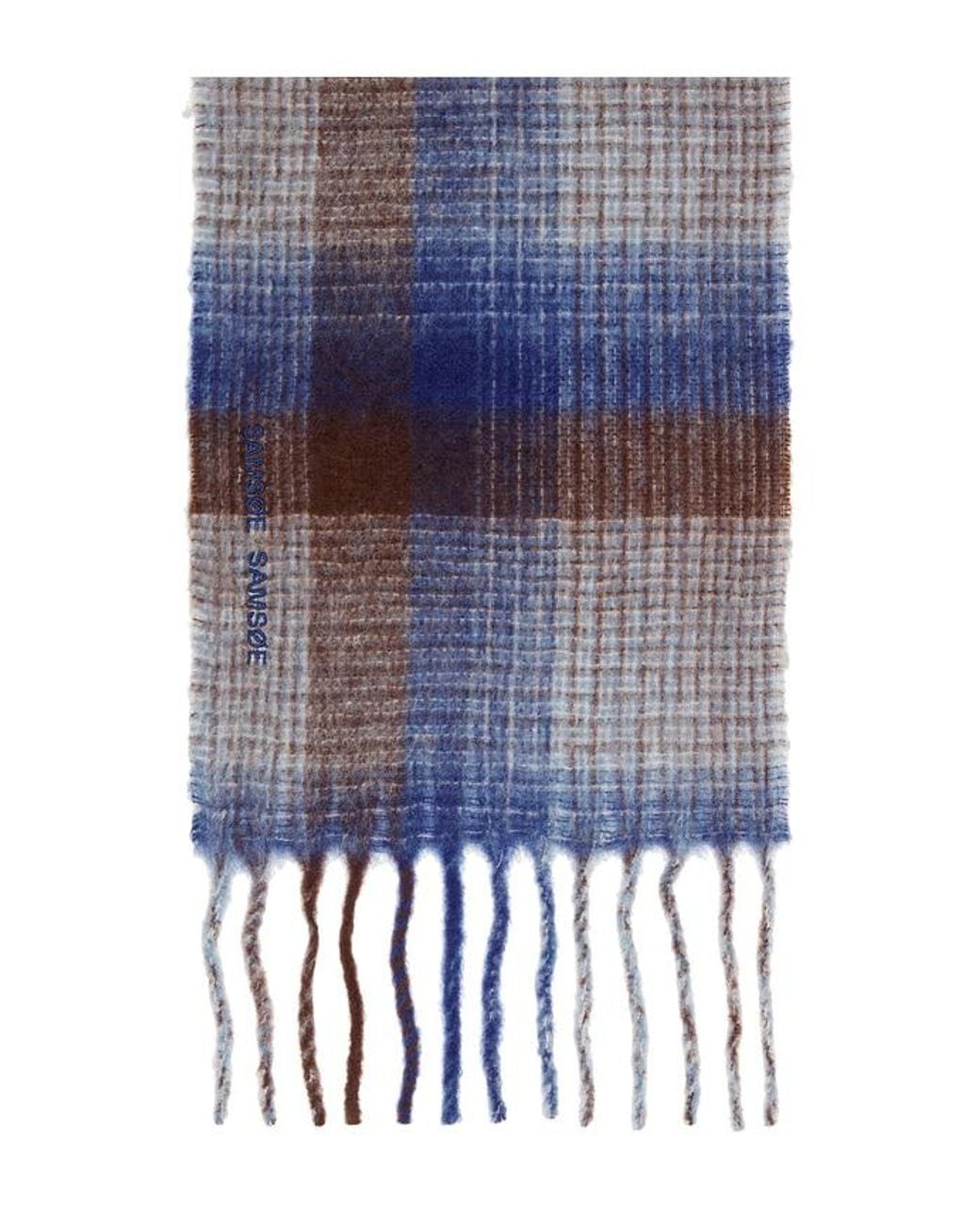Samsøe & Samsøe Blue Alex Scarf for men