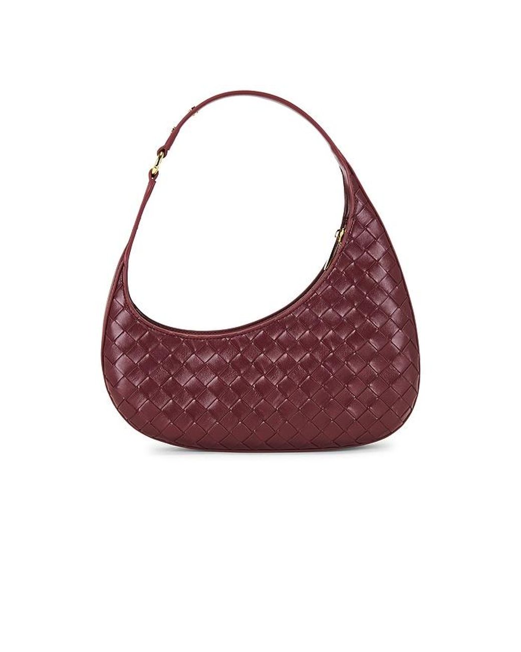JW PEI Red Harlee Weave Texture Shoulder Bag