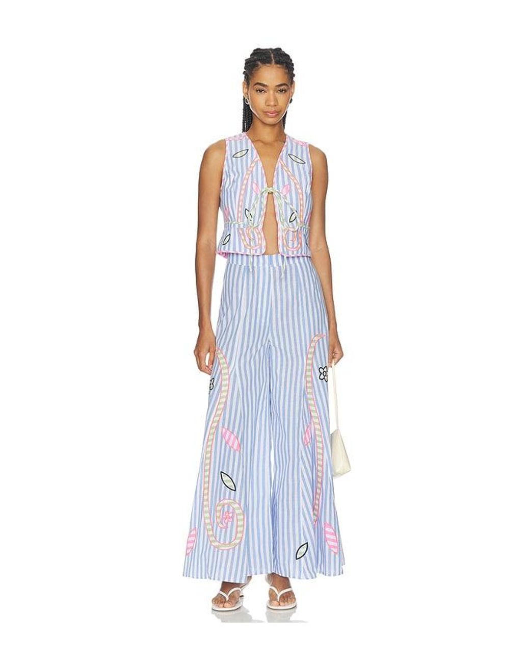 Celiab White Avra Pants