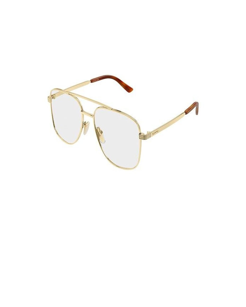 Gucci Metallic Pilot Sunglasses