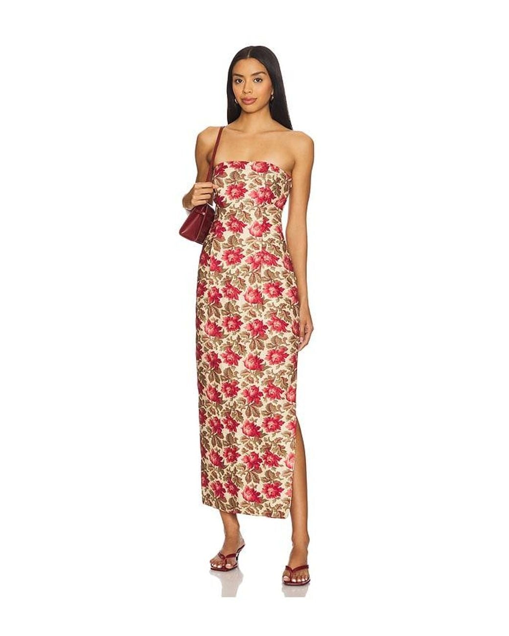 Posse Red Rosalie Strapless Dress