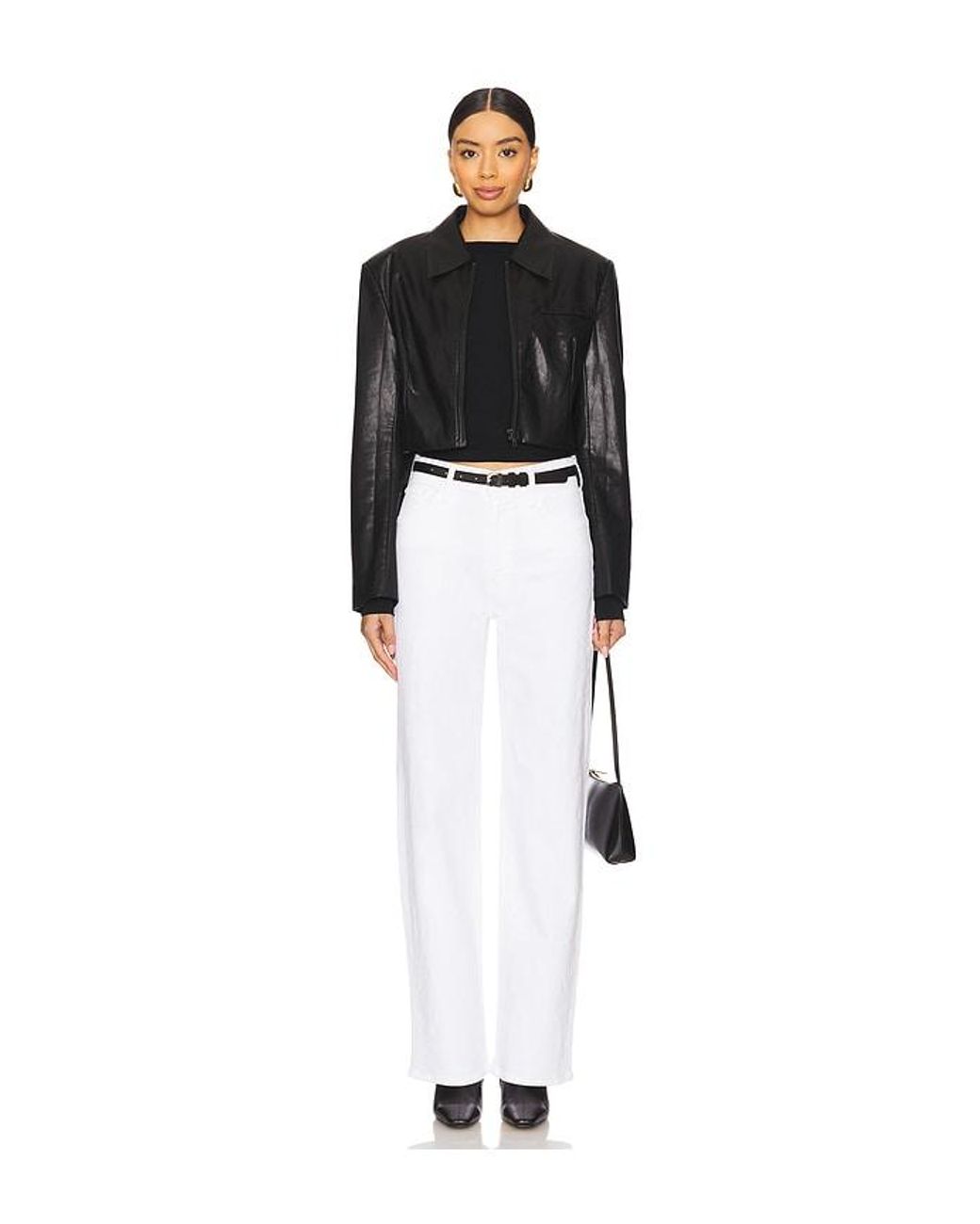 Mother Black The Dodger Sneak Jeans
