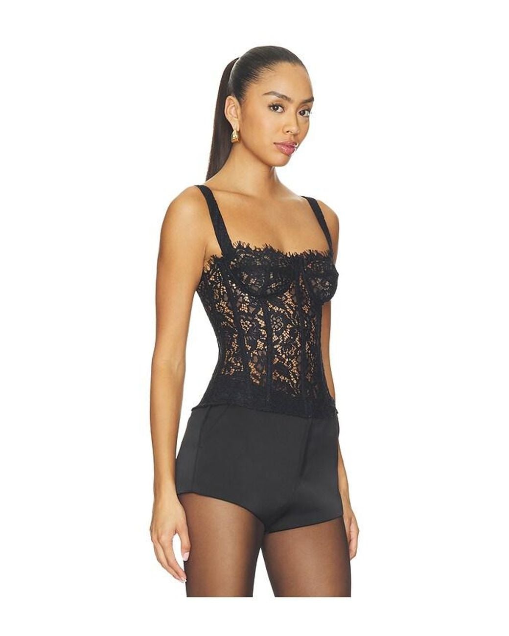 Lovers + Friends Black Hilly Top