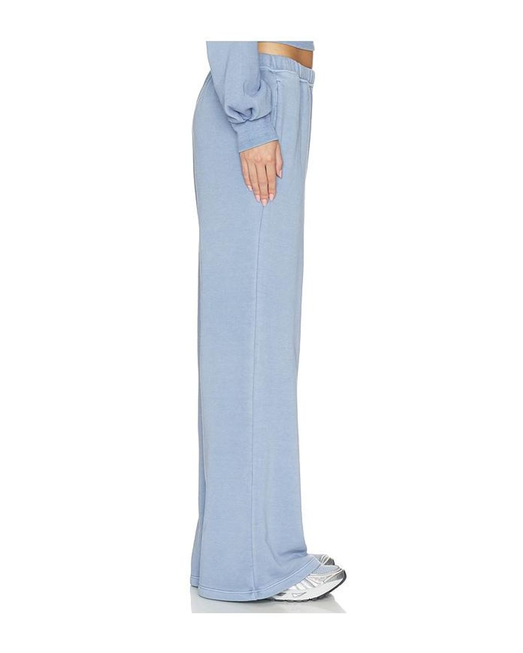 Beyond Yoga Blue Washed Away Wide Leg Pants