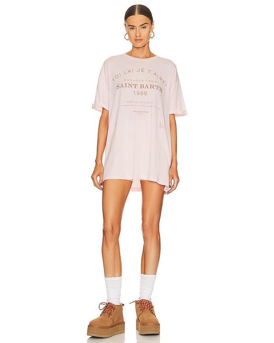 The Laundry Room White Saint Barth 89 Oversize Tee