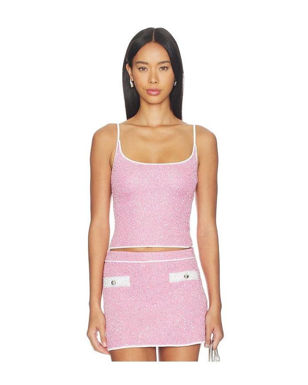 retroféte Pink Orphee Top