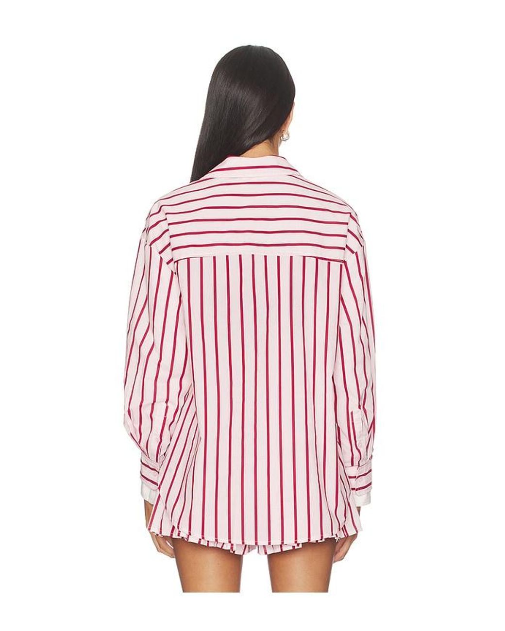 Line & Dot Red Vivee Shirts