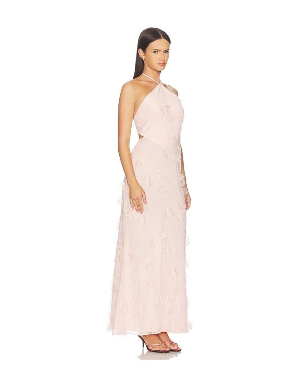 MAJORELLE White Primrose Maxi Dress