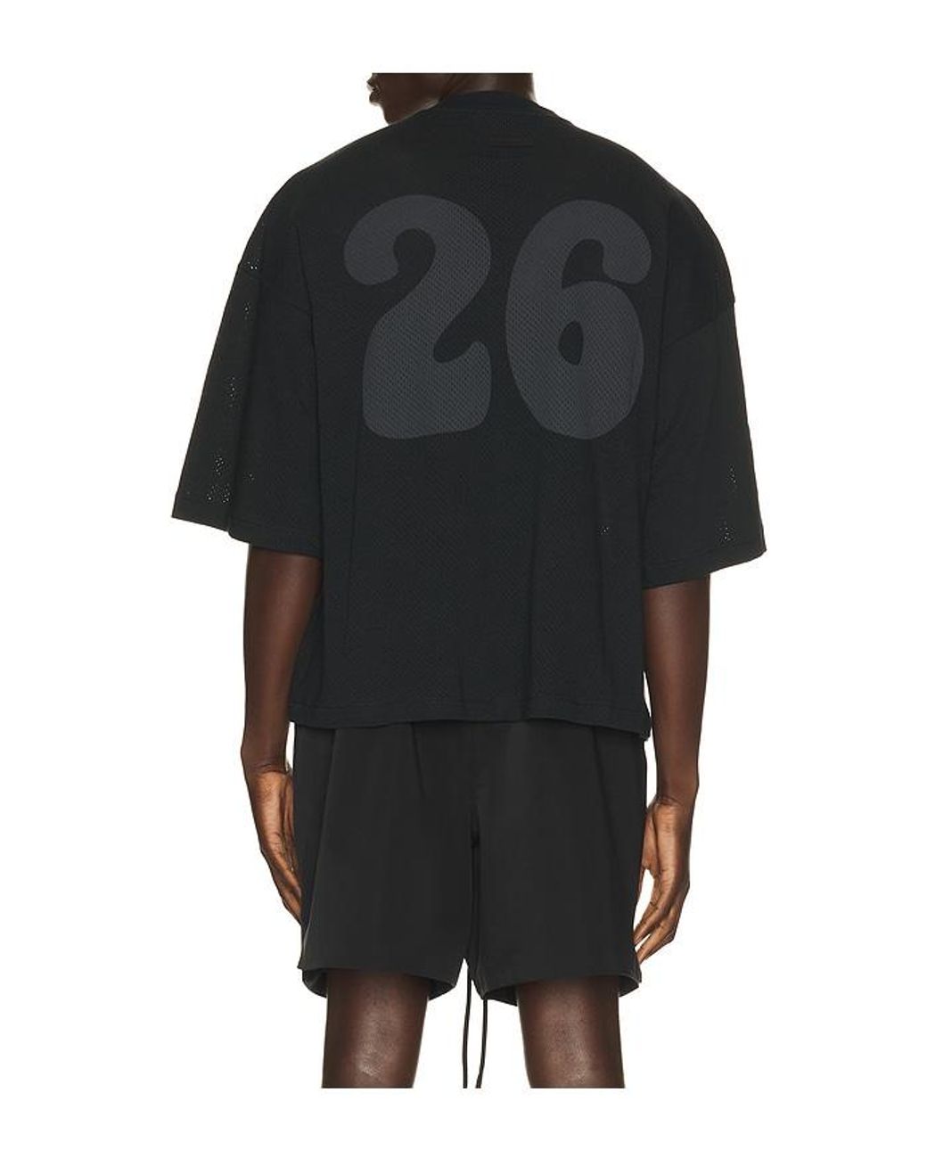 Fear Of God Black Merch Tee for men