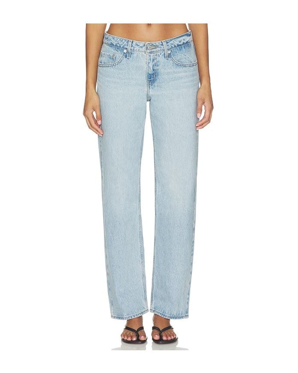 Levi's Blue Low Straight Jeans